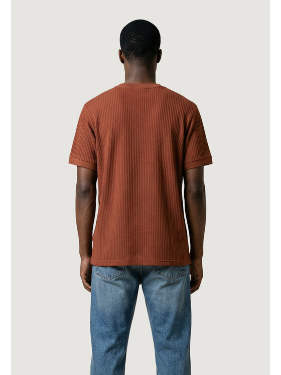 Antony Morato Antony Morato Πουλόβερ REGULAR FIT WITH MATT FOAM LOGO PRINT Κόκκινο Regular Fit