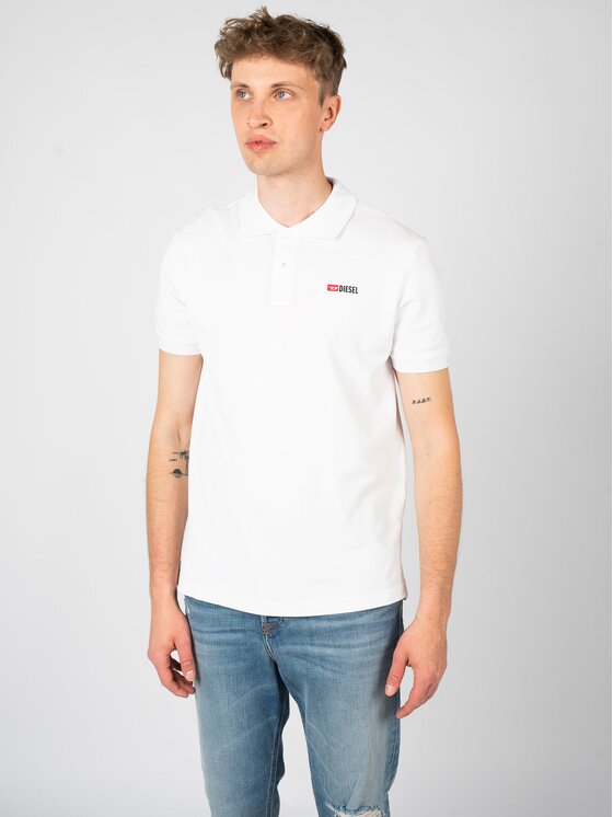 Diesel Diesel Polokošile A04087-0JMAD Bílá Regular Fit
