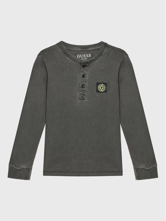Guess Guess Blúzka L2BI26 RA260 Čierna Regular Fit