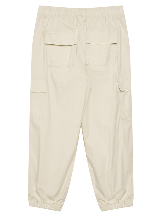 United Colors Of Benetton United Colors Of Benetton Pantaloni din material 4L2VCF046 Bej Relaxed Fit