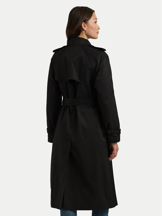 LAUREN RALPH LAUREN Lauren Ralph Lauren Trench 297951259001 Crna Straight Fit