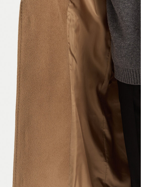 Weekend Max Mara Palton de lână Tempera 2525016082 Maro Regular