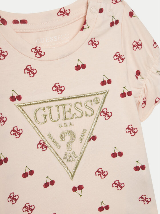 Guess Guess Compleu copii A5GG03 K6YW4 Roz Regular Fit