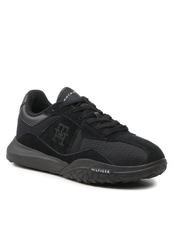 Tommy Hilfiger Tommy Hilfiger Sneakers Retro Modern Runner Mix FM0FM04363 Nero