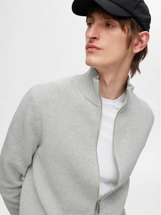 Selected Selected Felpa 16096883_grey Grigio Regular Fit