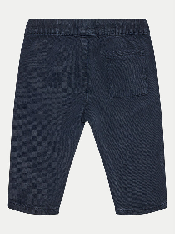 Mayoral Mayoral Set cămașă și pantaloni din material textil 2545 Bleumarin Regular Fit