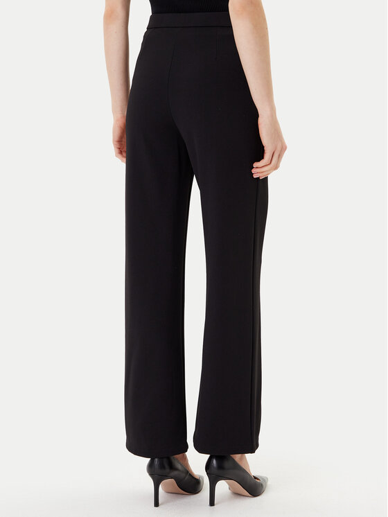 Rinascimento Rinascimento Pantaloni din material CFC0125304003 Negru Regular Fit