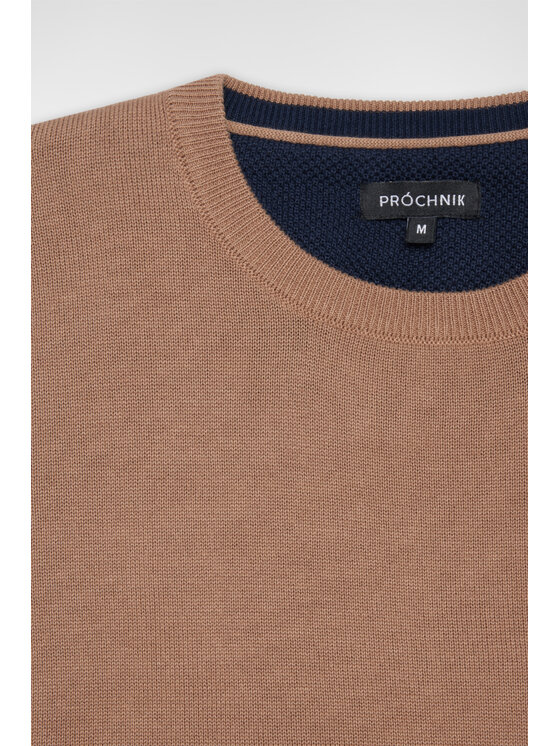 Próchnik Próchnik Sweter PM5 SW073223000112 Beżowy Regular Fit