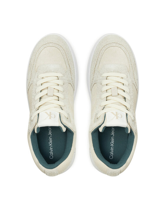 Calvin Klein Jeans Calvin Klein Jeans Tenisice Bold Platf Laceup Low Mg Suede YW0YW01575 Bež