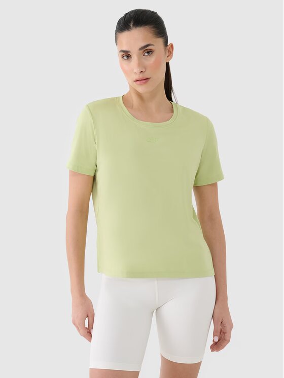 4F 4F Maglietta tecnica 4FRSS25TFTSF1236-42S Verde Oversize