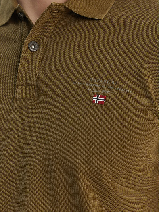 Napapijri Napapijri Polo Elbas NP0A4GDL Verde Regular Fit
