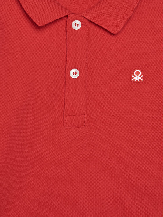 United Colors Of Benetton United Colors Of Benetton Polo marškinėliai 3089G3009 Raudona Regular Fit