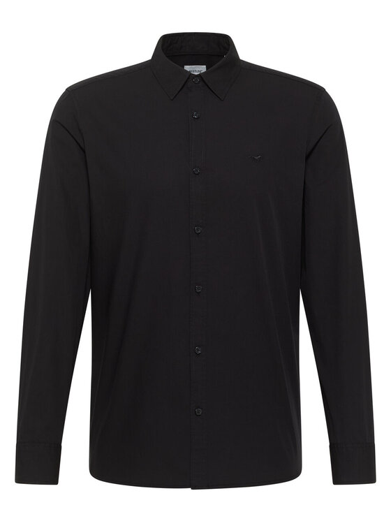 Mustang Mustang Camicia CANTON Nero Slim Fit