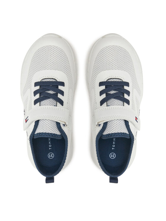 Tommy Hilfiger Tommy Hilfiger Tossud Low Cut Lace-Up/Velcro Sneaker T1B9-33868-1756 S Valge