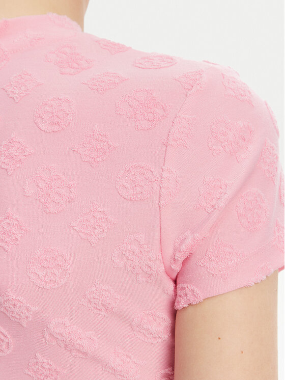 Guess Guess Haljina za svaki dan V5GK07 KCT02 Ružičasta Regular Fit