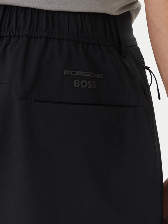 BOSS BOSS Bavlnené šortky Spirit70 50559983 Čierna Relaxed Fit