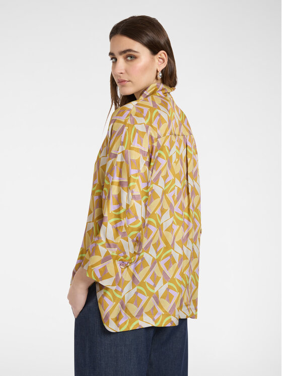 Elena Mirò Elena Mirò Bluzka 2153Z200040N001 Fioletowy Regular Fit