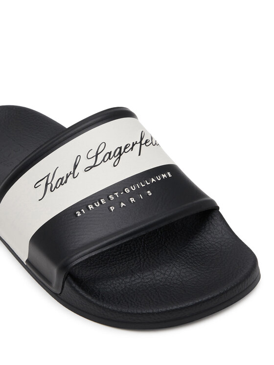 KARL LAGERFELD KARL LAGERFELD Papucs Kondo 2.0 KL80923 Fekete