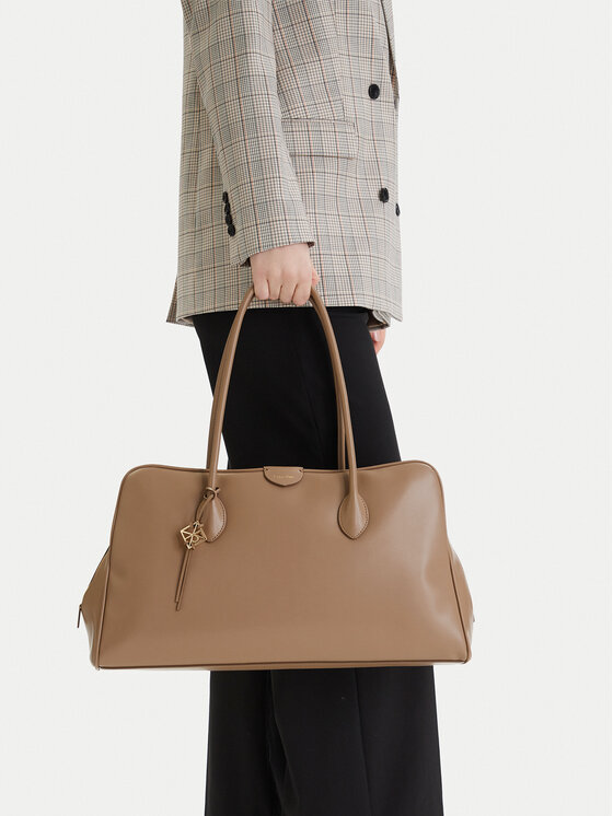 Calvin Klein Calvin Klein Ročna torba Emblem Trio Large Work Bag LV04F3368G Bež