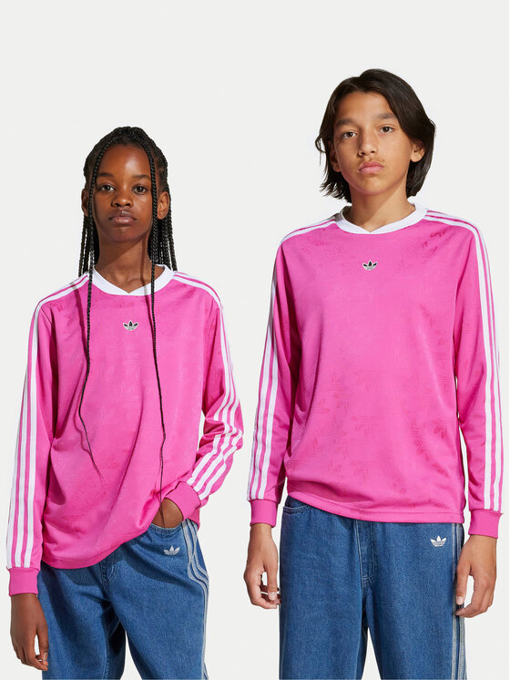 adidas adidas Bluză Jaquard JW2845 Roz Loose Fit