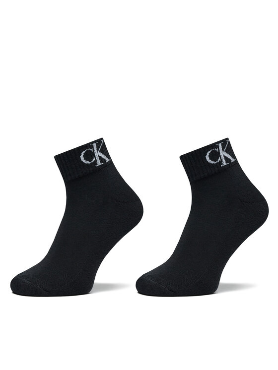 Calvin Klein Jeans Calvin Klein Jeans Набір 2 пар низьких чоловічих шкарпеток 701228805 Чорний
