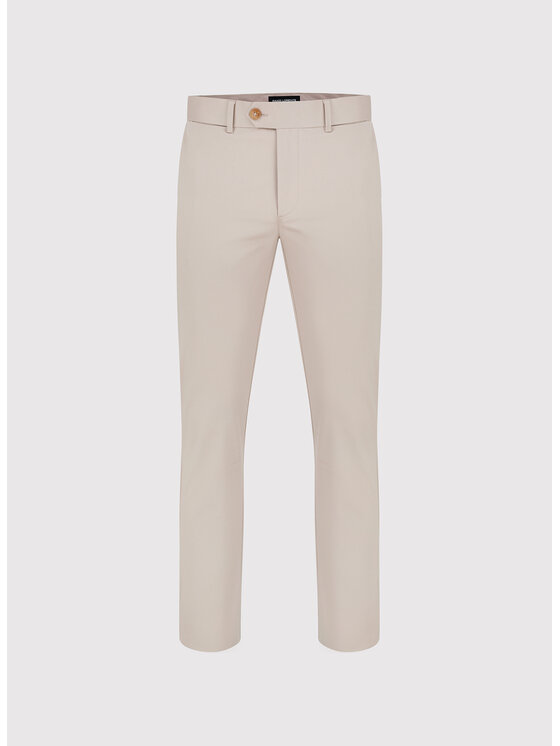 Pako Lorente Pako Lorente Chinosy P26WF-WX-003 Beżowy Regular Fit