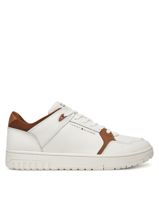 Sneakers Tommy Hilfiger Basket Core Lite Lth Mix FM0FM05518 Écru