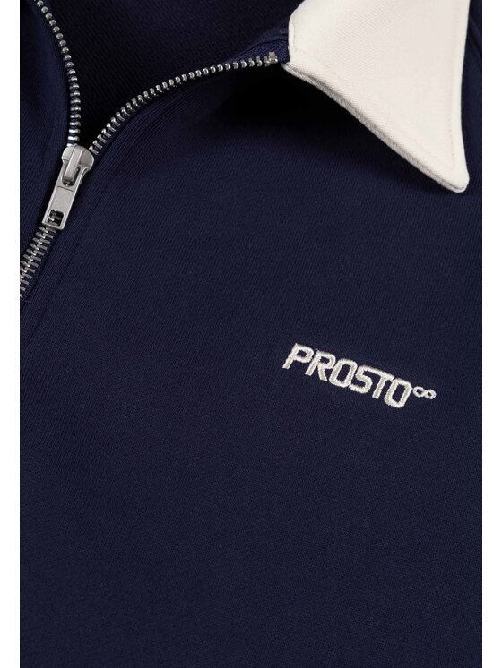 PROSTO. PROSTO. Bluza Coach Granatowy Regular Fit