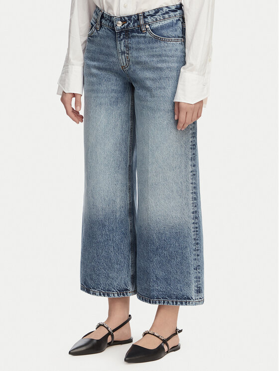 HUGO Blugi Geredith 1 50556985 Albastru Wide Leg