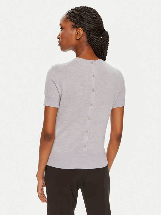 Calvin Klein Calvin Klein Bluse K20K207201 Grau Slim Fit