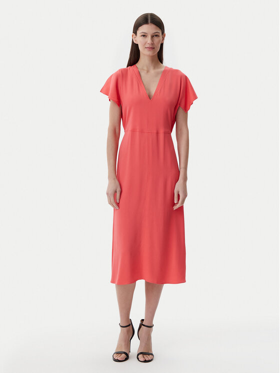 BOSS BOSS Igapäevane kleit Dieshana 50537397 Korallivärviline Regular Fit