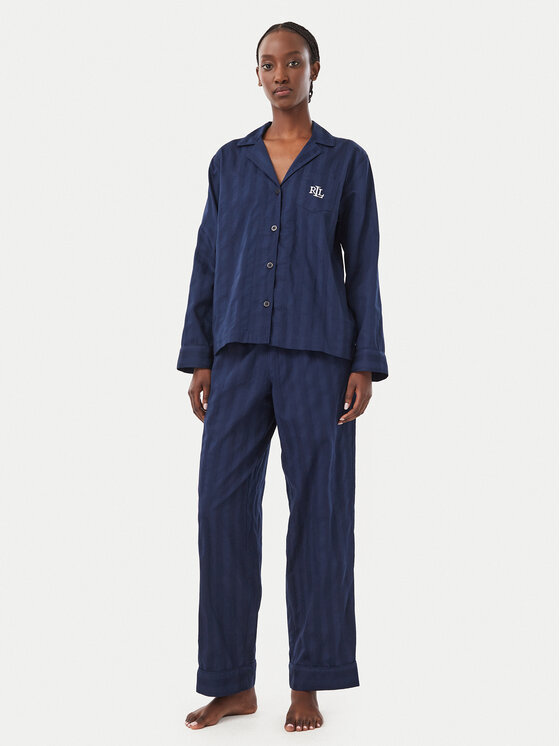 LAUREN RALPH LAUREN LAUREN RALPH LAUREN Пижама ILN92305 Тъмносин Regular Fit