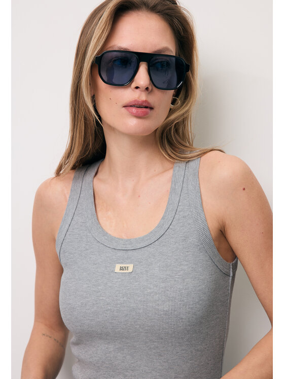 BIZUU BIZUU Tank top EJRIS Šedá Standard Fit