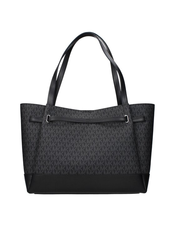 Michael Kors Michael Kors Torebka Black Fabric Shoulder Czarny