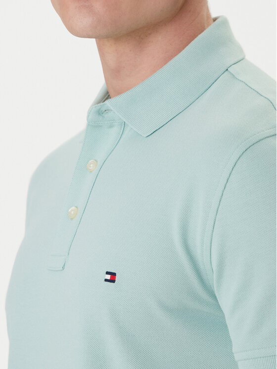 Tommy Hilfiger Tommy Hilfiger Polo särk 1985 MW0MW17771 Roheline Slim Fit