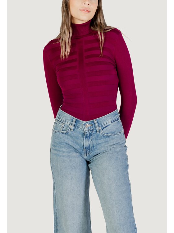 Morgan De Toi Morgan De Toi Maglione 252-MENTHYO Viola Blazer Fit