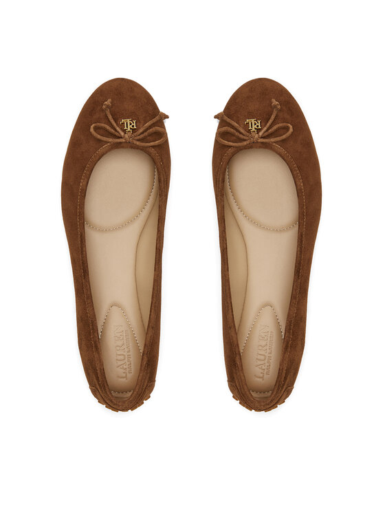 LAUREN RALPH LAUREN LAUREN RALPH LAUREN Baleriny 802951376001 Brązowy