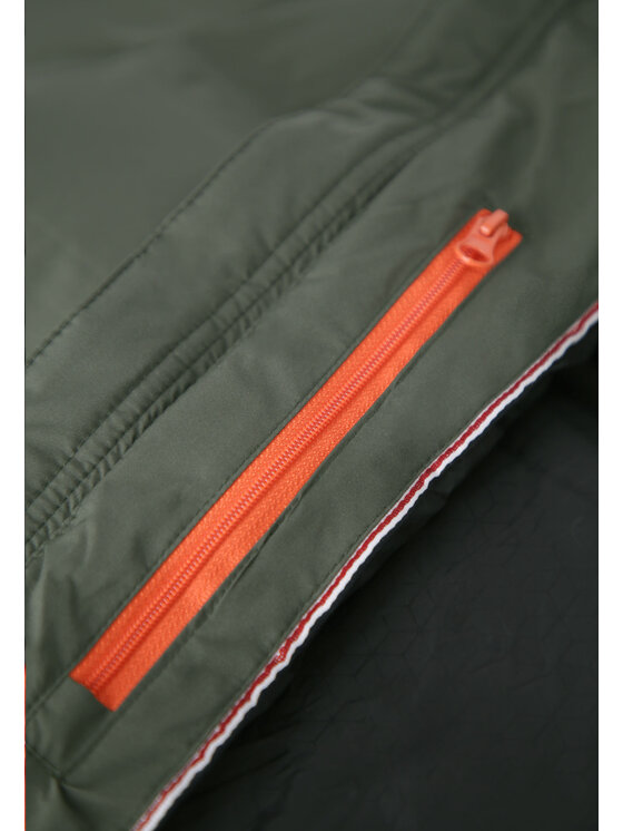 Volcano Volcano Kurtka puchowa J-TURIX Khaki Regular Fit