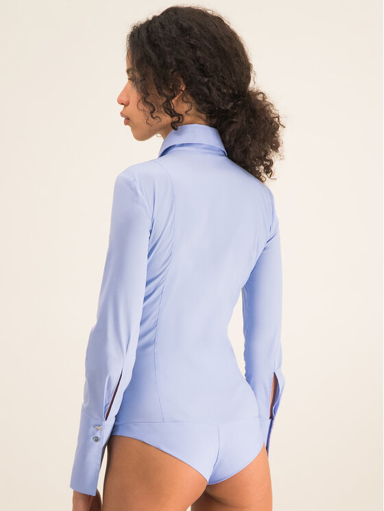 Patrizia Pepe Patrizia Pepe Body CC0355/A01-C268 Niebieski Slim Fit