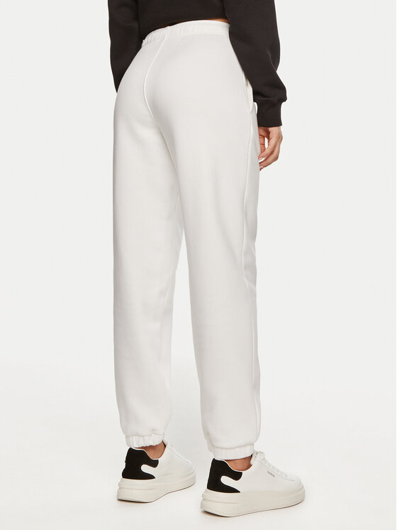 Guess Jeans Guess Jeans Pantaloni da tuta W4YB33 KC811 Bianco Regular Fit