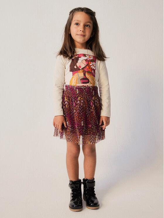 Mayoral Mayoral Blusa 4.007 Écru Regular Fit