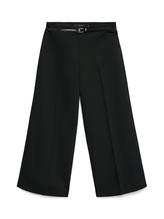 Vero Moda Vero Moda Culottes nohavice Elma 10339926 Čierna Wide Leg