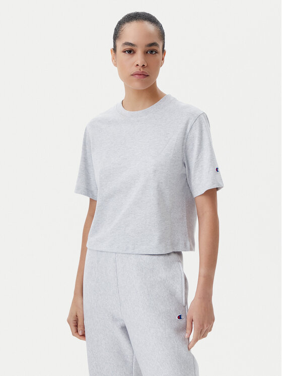 Champion Champion Tricou 117874 Gri Regular Fit