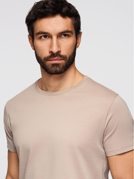 Ombre Ombre Komplet t-shirtów OM-TSBS-0268 Kolorowy Regular Fit