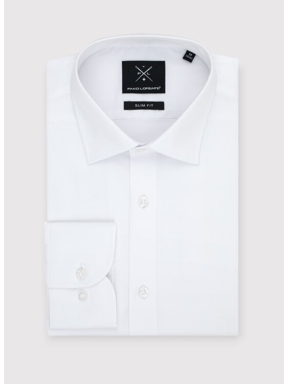 Pako Lorente Pako Lorente Koszula P24WN-1X-043 Biały Slim Fit