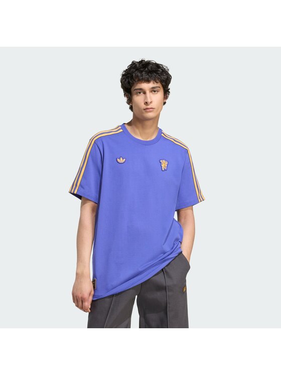 adidas adidas Koszulka techniczna Manchester United Fioletowy Loose Fit