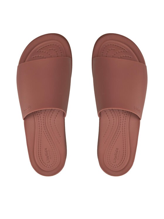 Crocs Crocs Klapki Brooklyn Slide 208728 Bordowy