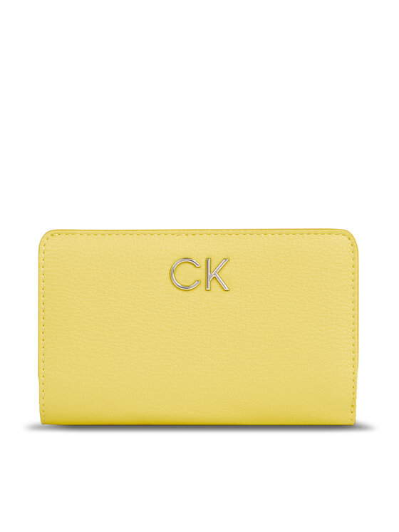 Portofel Mare de Damă Calvin Klein Ck Daily Bifold Wallet K60K611917 Galben