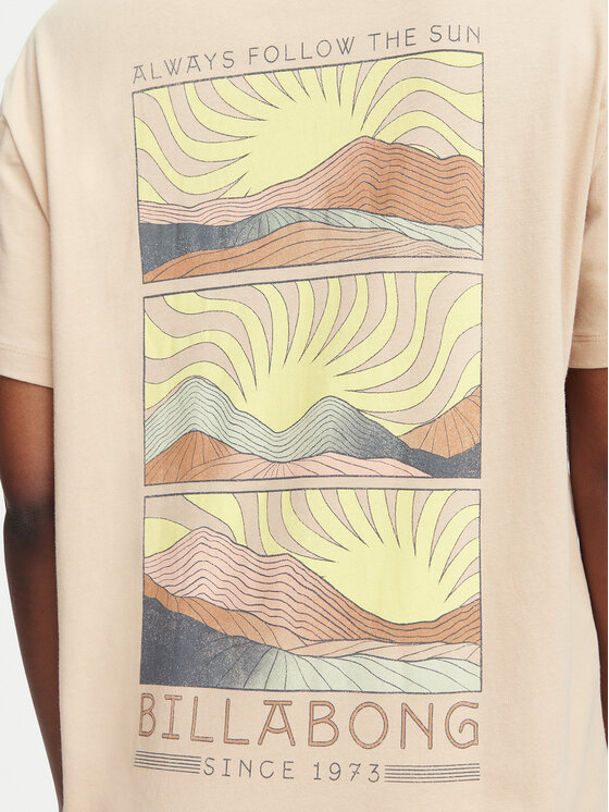 Billabong Billabong T-särk Sun Phased EBJZT00423 Beež Oversize