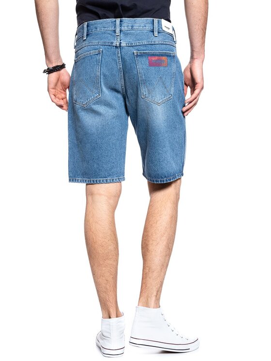 Wrangler Wrangler Pantaloncini di jeans DENIM SHORT Blu Regular Fit